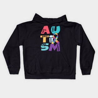 See The Able Not See The Label Autism Awareness Kids Hoodie